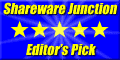 Editor's 
					 Pick 
					 at 
					 shareware 
					 Junction